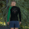 Image of Obstacle Course Racing Performance Long Sleeve, green left sleeve - - Hoplite-Outfitters - Training, Racing and Recovery Gear