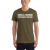 Image of Nobody Cares Short-Sleeve T-Shirt, Bkwrds, Dark - - Hoplite-Outfitters - Training, Racing and Recovery Gear