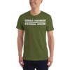 Image of Nobody Cares Short-Sleeve T-Shirt, Bkwrds, Dark - - Hoplite-Outfitters - Training, Racing and Recovery Gear