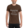 Image of Running is my Therapy T-Shirt d - - Hoplite-Outfitters - Training, Racing and Recovery Gear