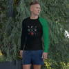 Image of Obstacle Course Racing Performance Long Sleeve, green left sleeve - - Hoplite-Outfitters - Training, Racing and Recovery Gear