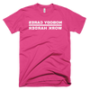 Image of Nobody Cares Short-Sleeve T-Shirt, Bkwrds, Dark - - Hoplite-Outfitters - Training, Racing and Recovery Gear