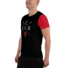 Image of Obstacle Course Racing Tech Shirt, Red Sleeve - - Hoplite-Outfitters - Training, Racing and Recovery Gear
