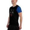 Image of Obstacle Course Racing Tech T-shirt, blue sleeve - - Hoplite-Outfitters - Training, Racing and Recovery Gear