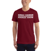 Image of Nobody Cares Short-Sleeve T-Shirt, Bkwrds, Dark - - Hoplite-Outfitters - Training, Racing and Recovery Gear