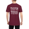 Image of Running Quiets the Voices Track Shirt - - Hoplite-Outfitters - Training, Racing and Recovery Gear