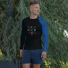 Image of Obstacle Course Racing Performance Long Sleeve, blue left sleeve - - Hoplite-Outfitters - Training, Racing and Recovery Gear