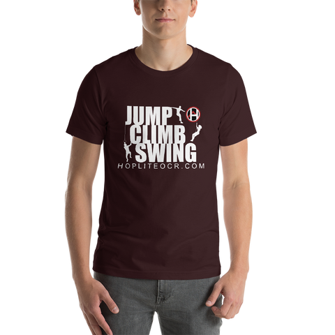 Jump Climb Swing T-Shirt - Hoplite Outfitters