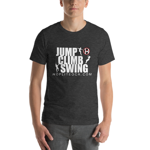 Jump Climb Swing T-Shirt - Hoplite Outfitters