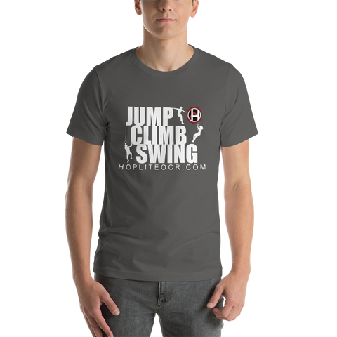 Jump Climb Swing T-Shirt - Hoplite Outfitters