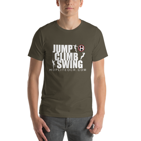 Jump Climb Swing T-Shirt - Hoplite Outfitters